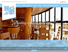 Tablet Screenshot of hotelmarelignano.it
